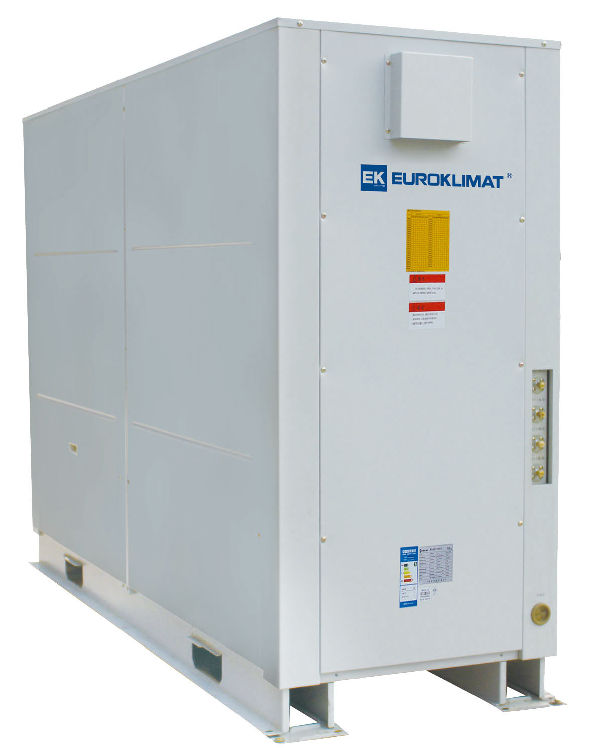 Quilowatt modular 110KW 150KW da bomba de calor 74 do nascente de água da unidade da recuperação de calor de R410A