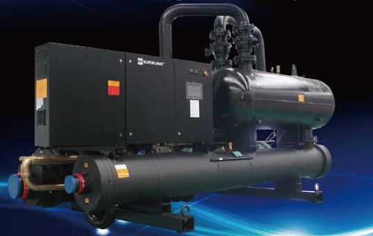 A água industrial da eficiência elevada refrigerou o refrigerador 873.8KW do parafuso com sistema de controlo centralizado