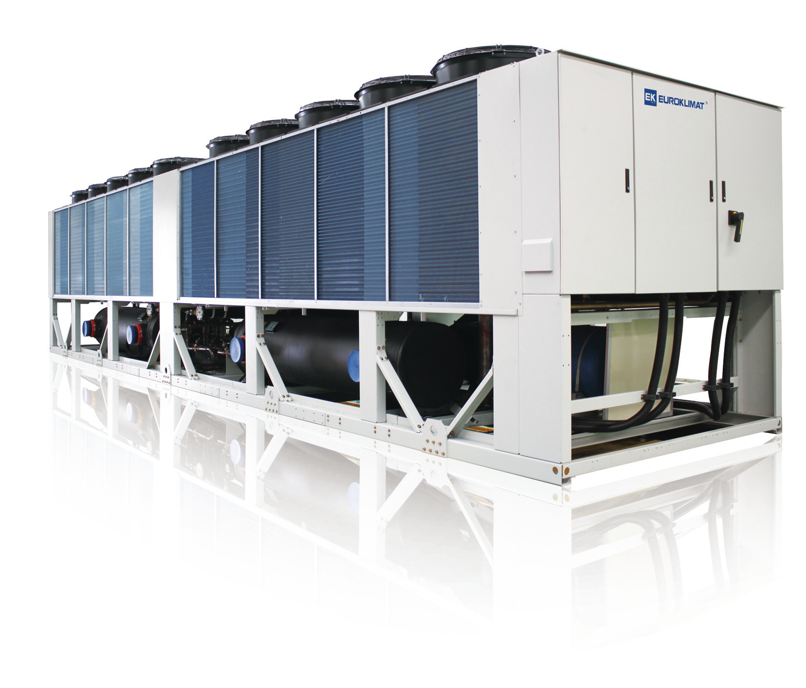 Unidades de refrigeração ar da recuperação de calor do refrigerador do parafuso de R407C 85 - 235 toneladas