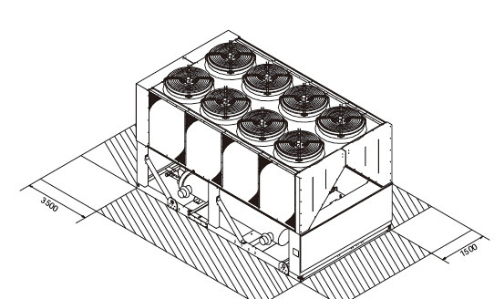 Unidades industriais do refrigerador de água do controle do PID do elevado desempenho com permutador de calor